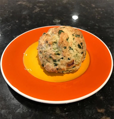 Spinach Scone